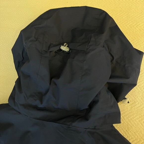 Vintage Camel Cigarette Jacket Mens L Blue Flannel Lined Full Zip Snap Coat Hood - Picture 13 of 16